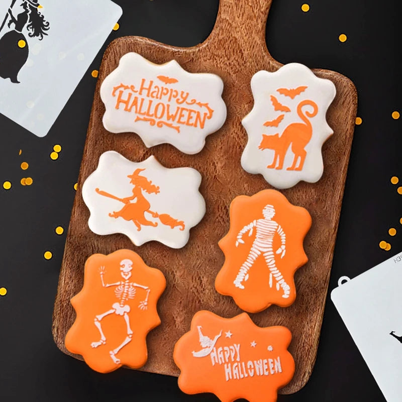 Halloween Cookie Cake Stencils – Fondant Mold Baking Tool Cookie Stencil Mold Babs