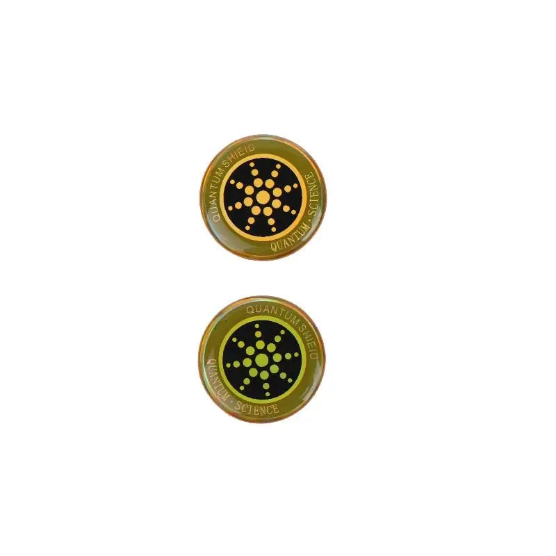 EMF Protection Stickers for Phone, Laptop & Tablet – 2/6 Pcs EMF Protection Sticker Babs 2pcs Gold