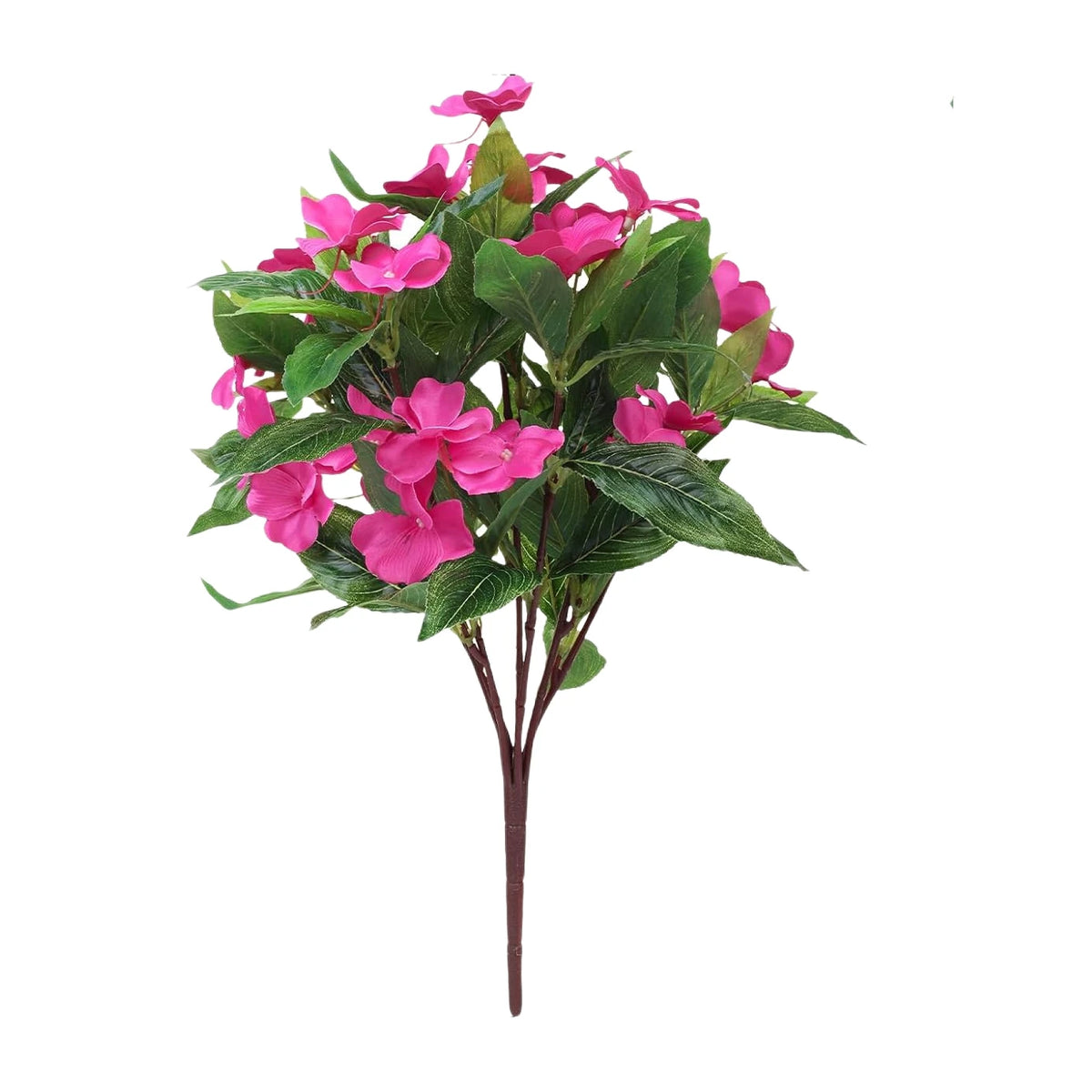 Silk Rose Artificial Flower Bouquet – Wedding & Home Décor Artificial Flower Bouquet Babs Rose Red 1PC
