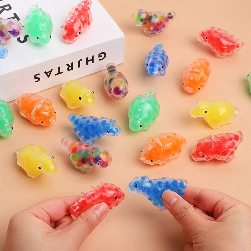12-Pack Dinosaur Squishy Squeeze Sensory Toys – Kids Party Favors Squishy Sensory Toy Babs