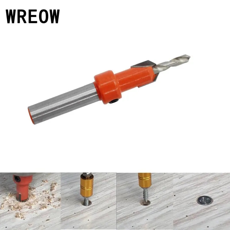HSS Countersink Drill Bit – Wood & Plastic Chamfering Tool Countersink Drill Bit Babs 2.8mm by 8mm