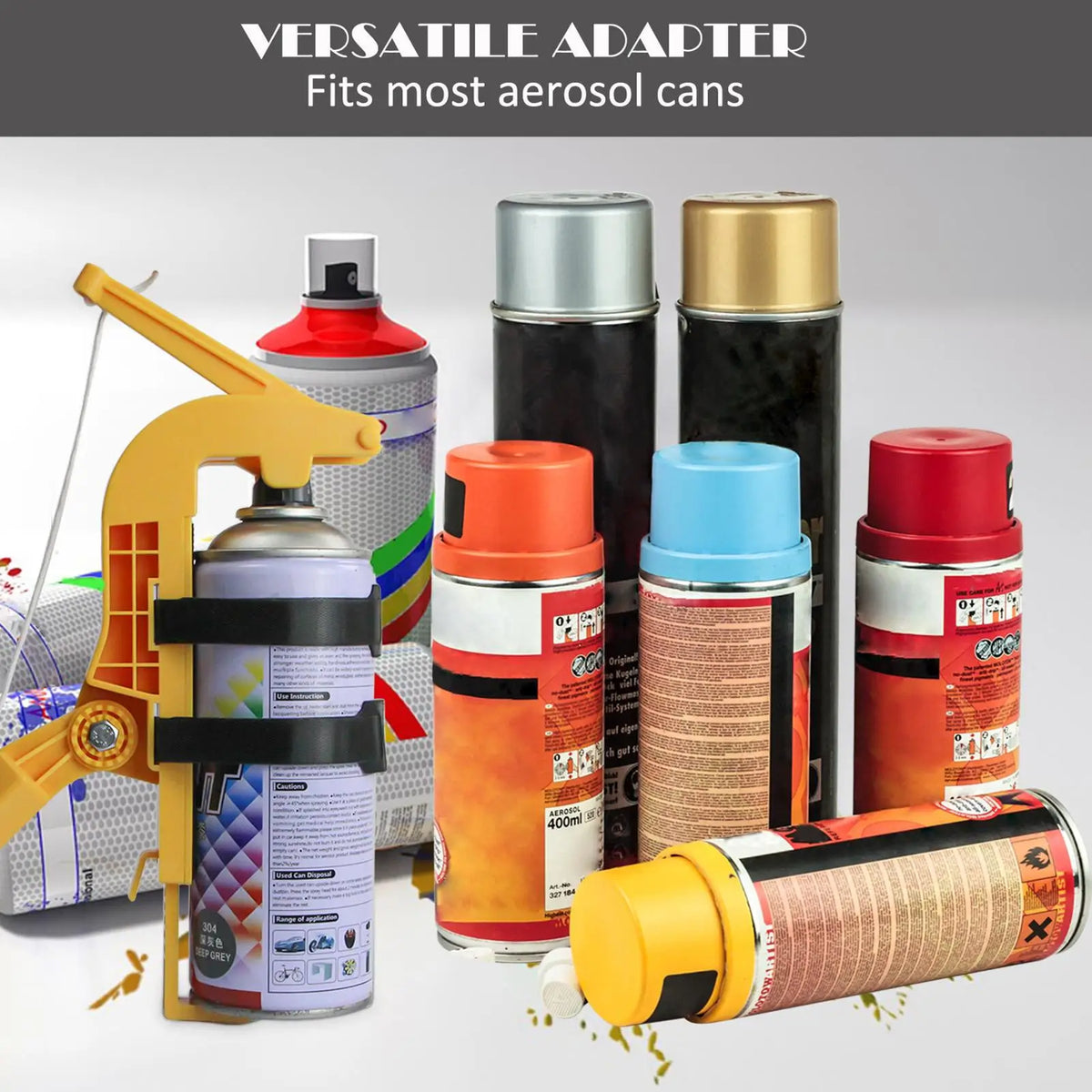 Adjustable Spray Can Extender – Aerosol Reach Tool Aerosol Can Extender Babs