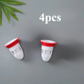 4pcs Silicone Bullet Drain Stopper – Sink & Floor Drain Filter Drain Stopper Filter Babs White