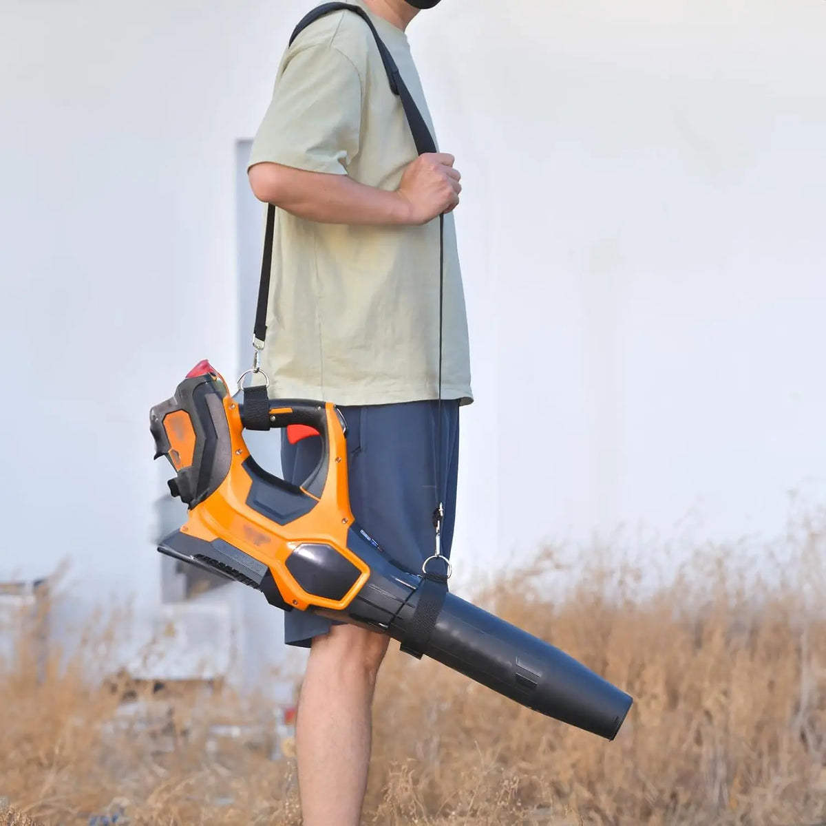 Universal Leaf Blower Shoulder Strap – Anti-Slip, Adjustable Leaf Blower Strap Babs