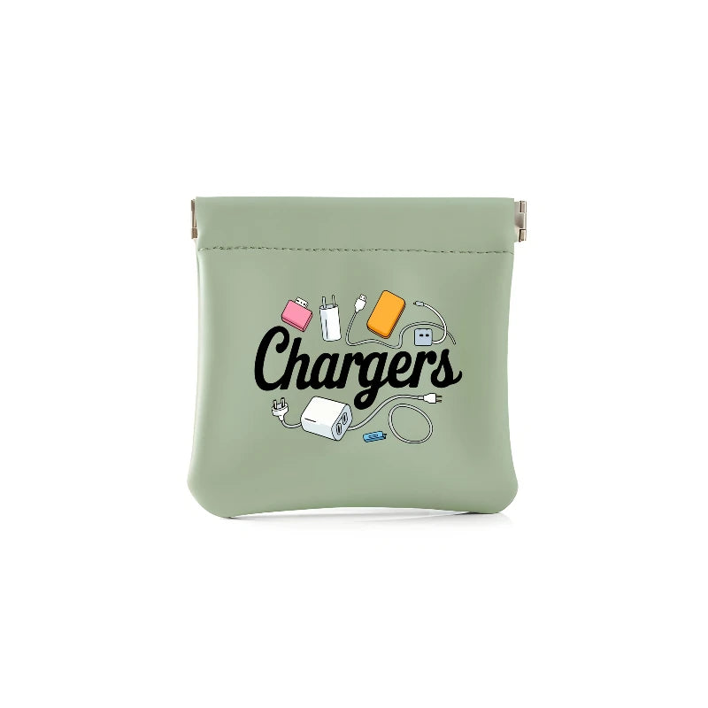 Pop-Up Spring Storage Bag – Cable & Small Item Organizer Pop-Up Storage Pouch Babs Green