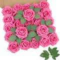 PE Foam Rose Artificial Flowers – Wedding & Home Décor Artificial Flowers Babs Rose Red 30pcs
