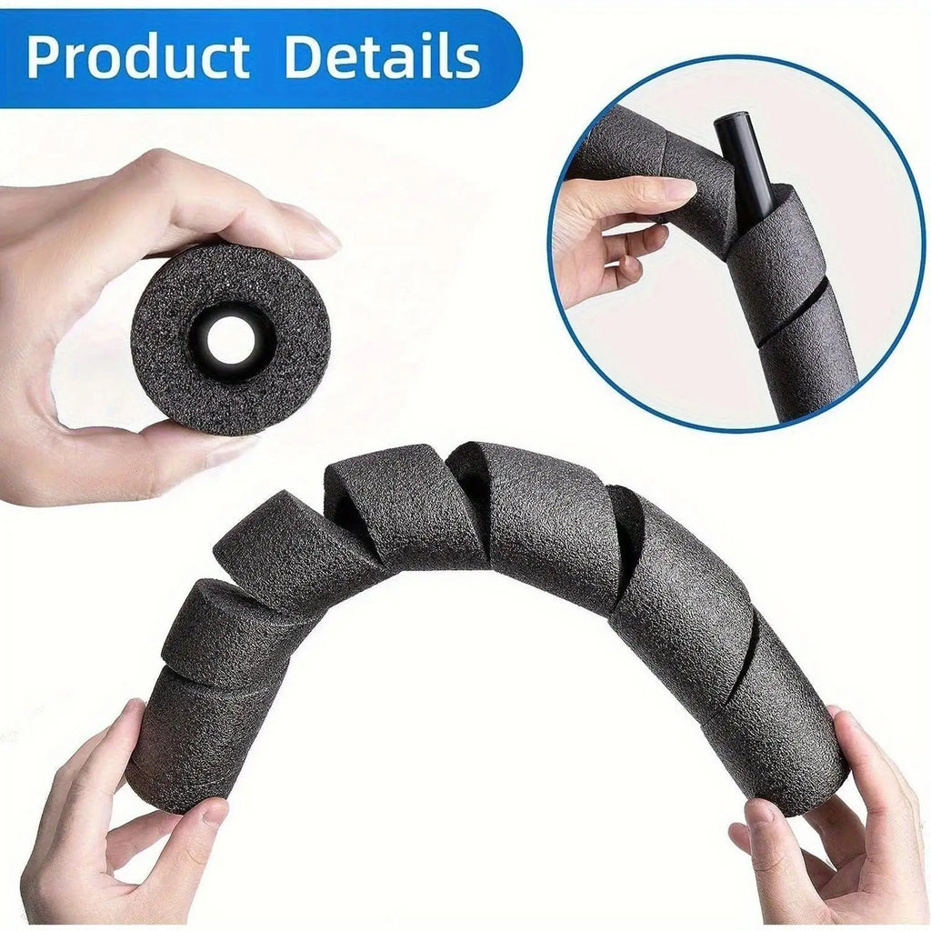 4-Pack Foam Pipe Insulation Tube Covers – Rods & Railings Foam Pipe Insulation Babs
