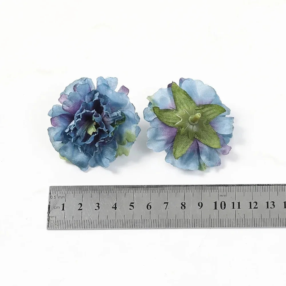 Carnation Artificial Silk Flower Heads 10/20Pcs – Wedding & Crafts Artificial Silk Flowers Babs