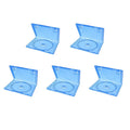 PS5 Game Disc Storage Cases – Clear Blue, 5-Pack | DVD Box Game Disc Cases Babs As Shown