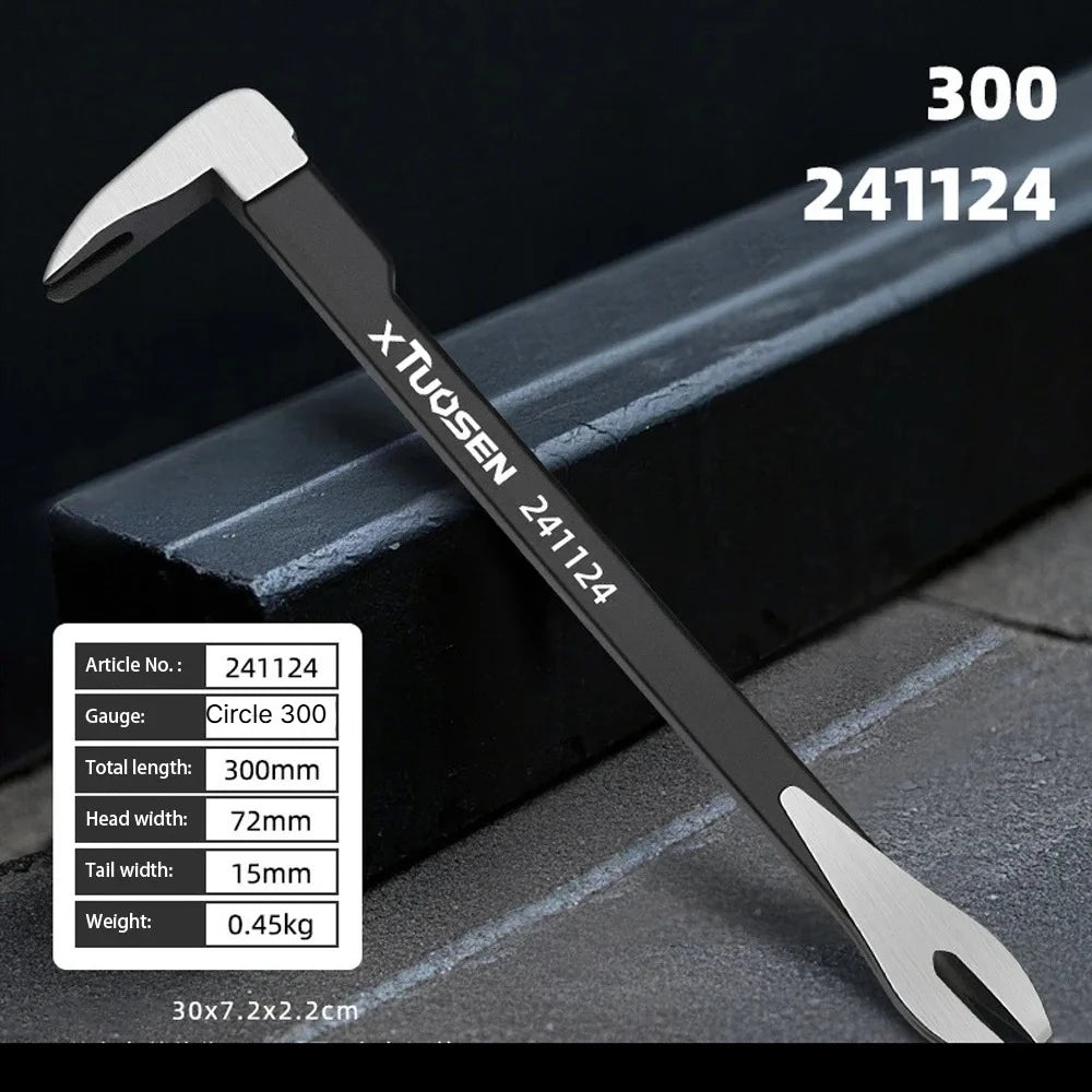 Dual End Pry Bar & Nail Puller – Carbon Steel Crowbar Tool Pry Bar Crowbar Babs 241124