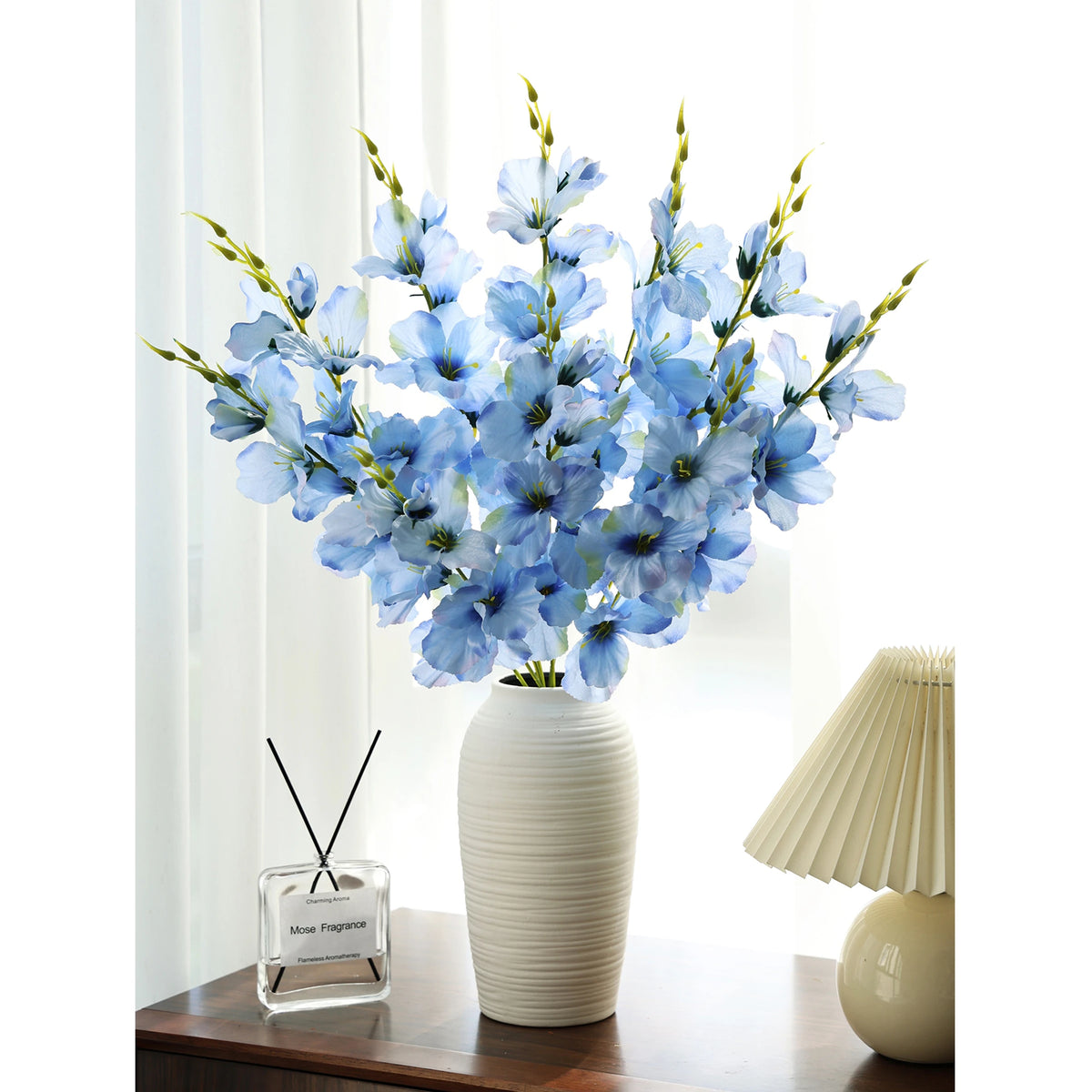 Artificial Silk Moth Orchid Flowers – Wedding & Home Décor Artificial Flower Stems Babs