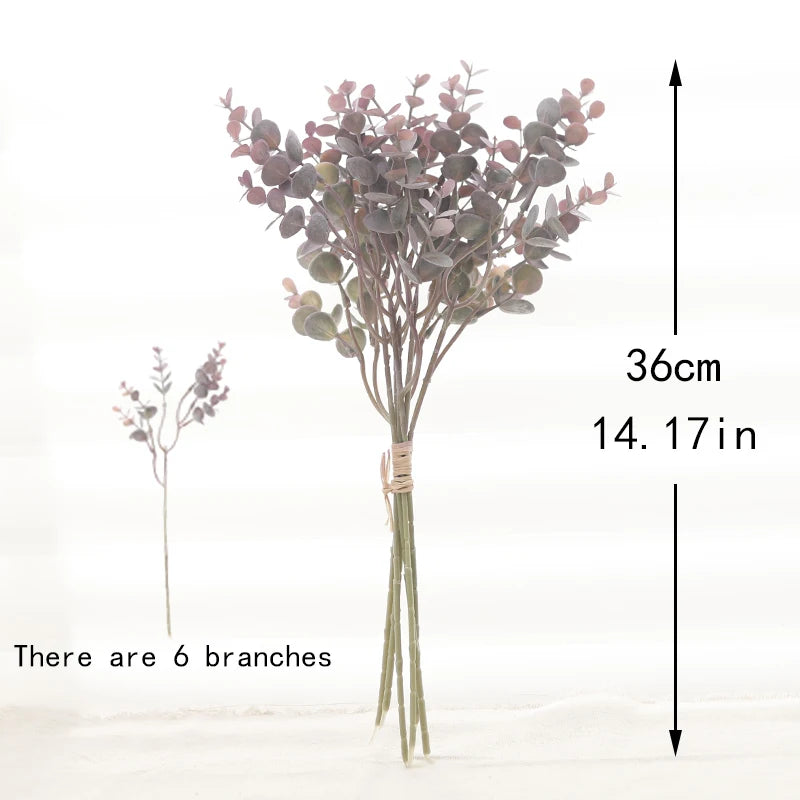 Artificial Eucalyptus Branch | Faux Plant Home & Wedding Décor Artificial Plant Branch Babs