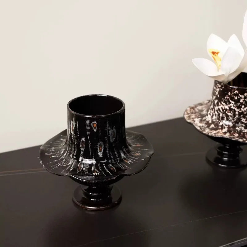 Retro Resin Decorative Vase | Modern Home Tabletop Ornament Decorative Vase Babs