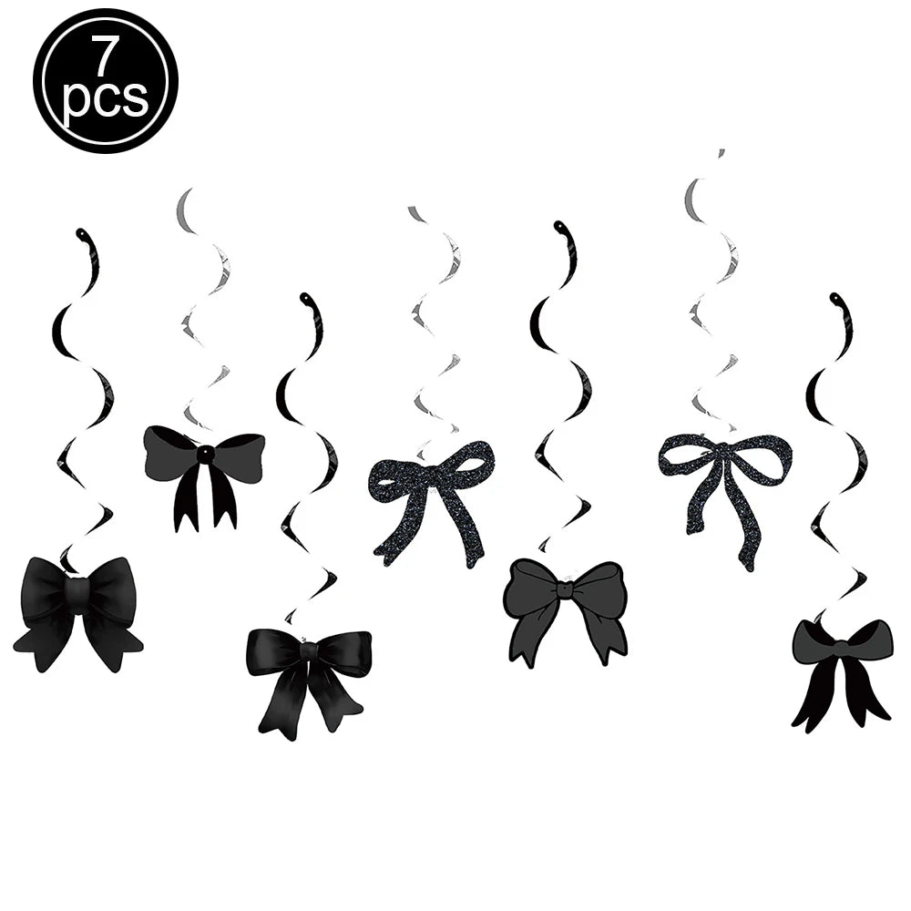 32" Black Bow Number Balloon Kit – Party & Wedding Décor