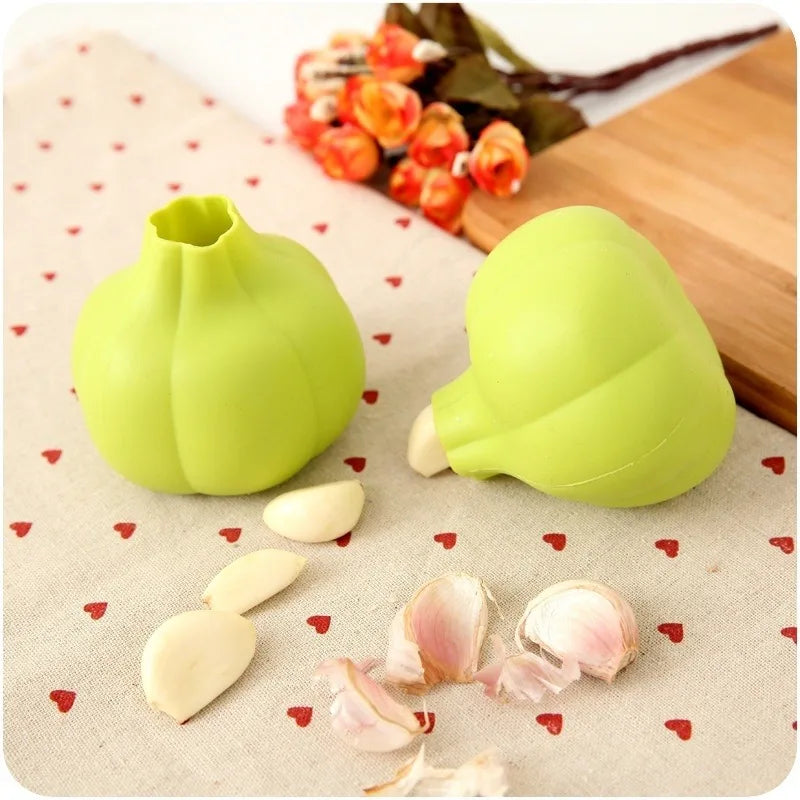 Silicone Garlic & Ginger Peeler – Manual Kitchen Tool Garlic Peeler Tool Babs