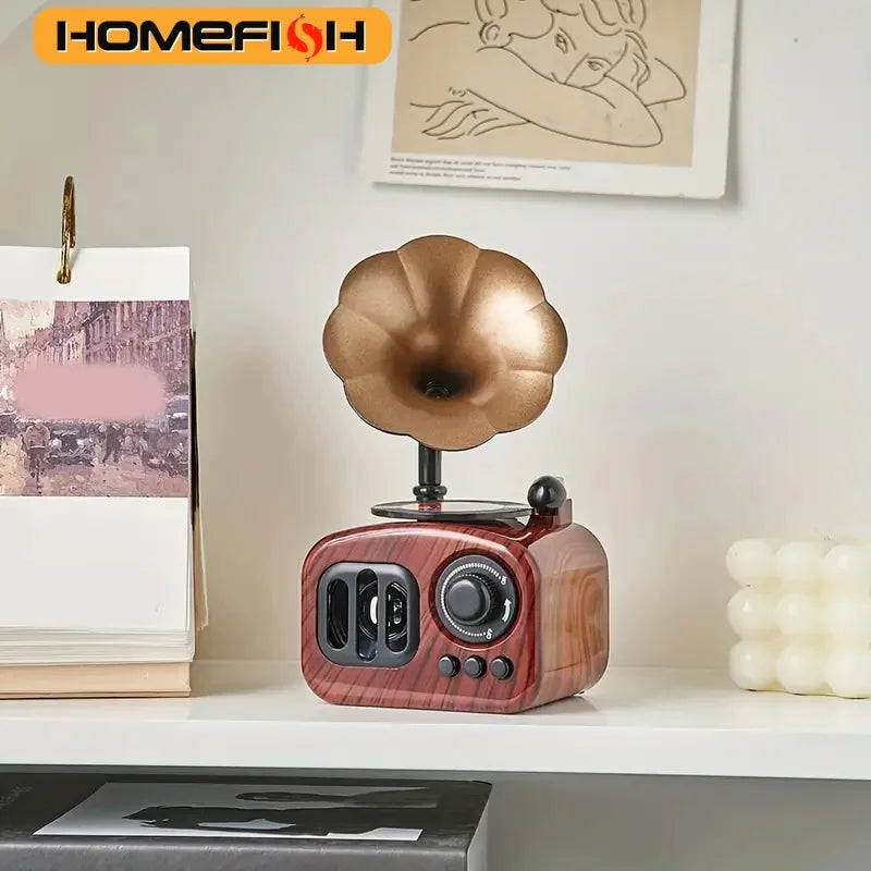 Vintage Gramophone Music Box – Home Decor & Holiday Gift Decorative Music Box Babs