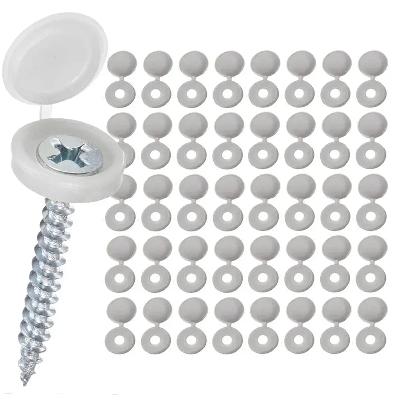 Plastic Screw Cover Caps – Decorative Bolt & Nut Covers Screw Cover Caps Babs Gray 500PCS