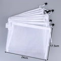 8-Pack Zipper Mesh Bags – 3 Sizes, Waterproof Clear Travel Bags Zipper Mesh Bags Babs A5 M