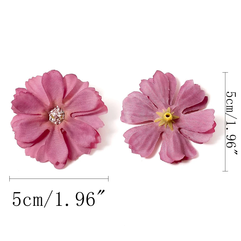 Artificial Silk Daisy Flower Heads 10/20/30Pcs – Wedding Décor Artificial Silk Flowers Babs