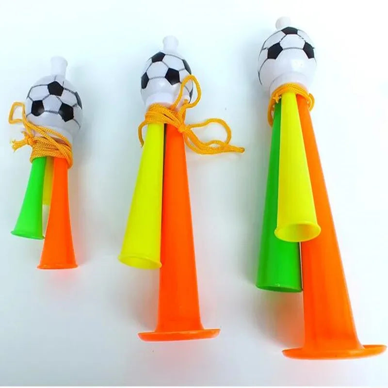 Three-Tube Football Horn – Loud Sports Cheering Noisemaker Sports Cheering Horn Babs Deep Sapphire M