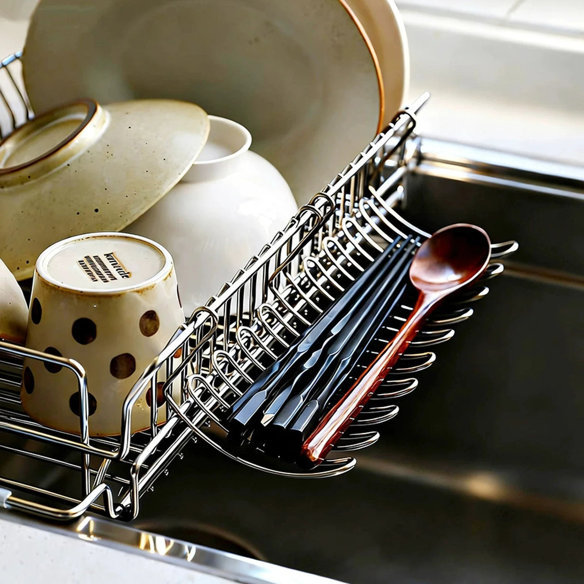 Expandable Stainless Steel Kitchen Sink Drain Rack Organizer Kitchen Sink Organizer Babs