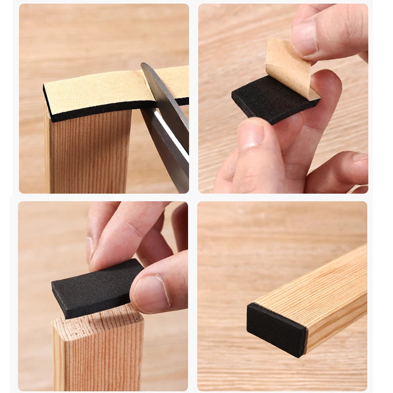 Self-Adhesive Felt Furniture Leg Pads – Anti-Slip Floor Protectors Furniture Leg Pads Babs