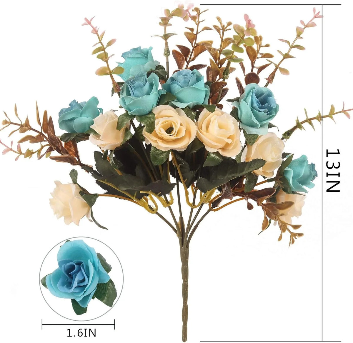 34cm Silk Rose Artificial Flower – Wedding & Home Decor Artificial Silk Flower Babs