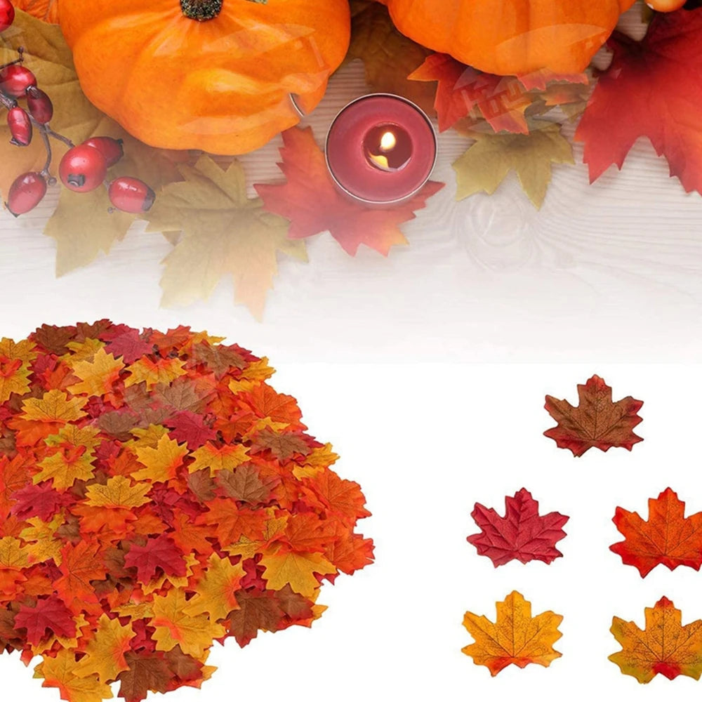 Silk Maple Leaf Artificial Flowers – Autumn Fall Decor Artificial Silk Flowers Babs