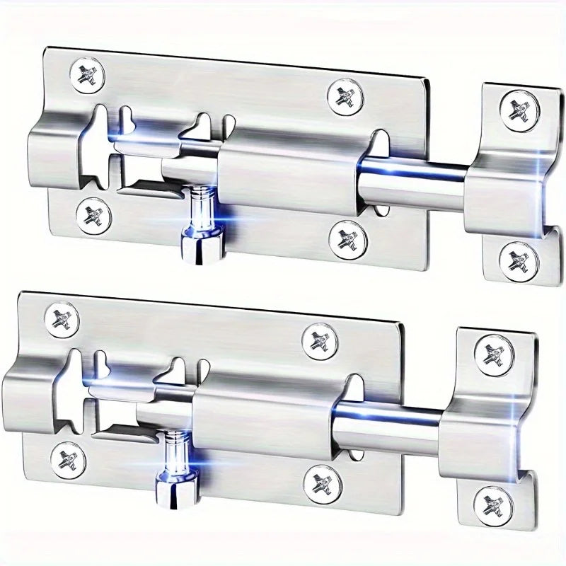 Stainless Steel Barrel Bolt Latch – Thickened Door Slide Lock Door Bolt Latch Babs