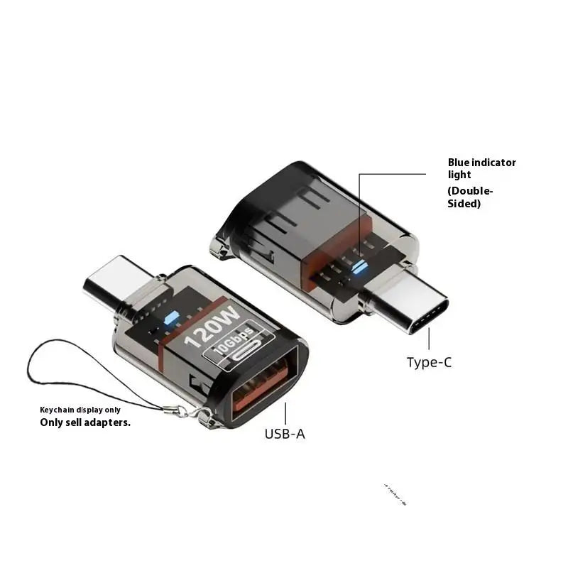 USB 3.2 to USB-C OTG Adapter – 120W & 10Gbps Fast Transfer USB-C OTG Adapter Babs C