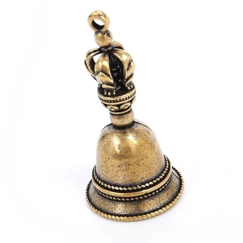 Brass Copper Bell Keychain Wind Bell Christmas Gift Decor Decorative Bell Babs