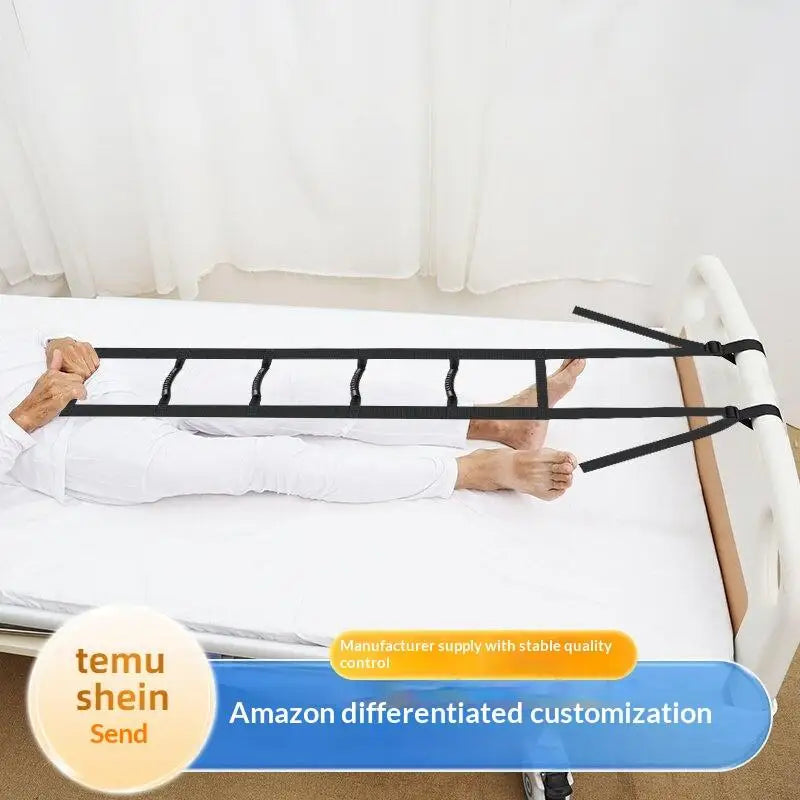 Adjustable Bed Assist Strap with Handrails – Sit Up Aid Bed Assist Strap Babs