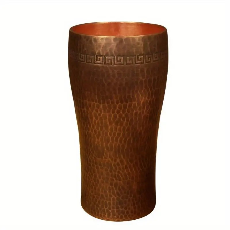 Pure Copper Handcrafted Hammered Mug – Coffee, Tea & Beer Copper Drinkware Mug Babs black