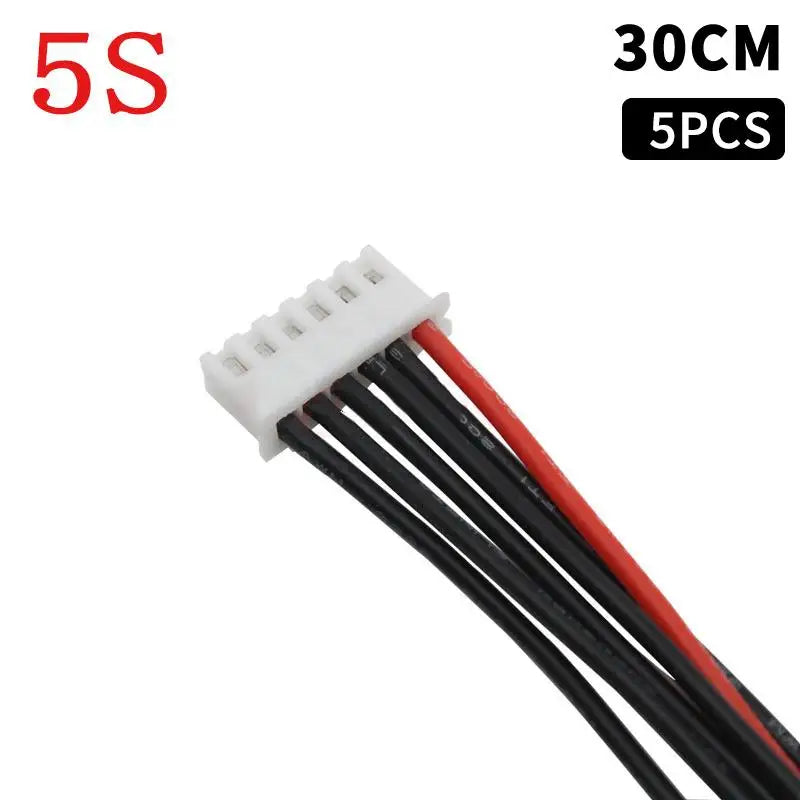 5-Pack LiPo Balance Charger Cables 1-9S IMAX B6 Compatible Battery Charger Cable Babs A15