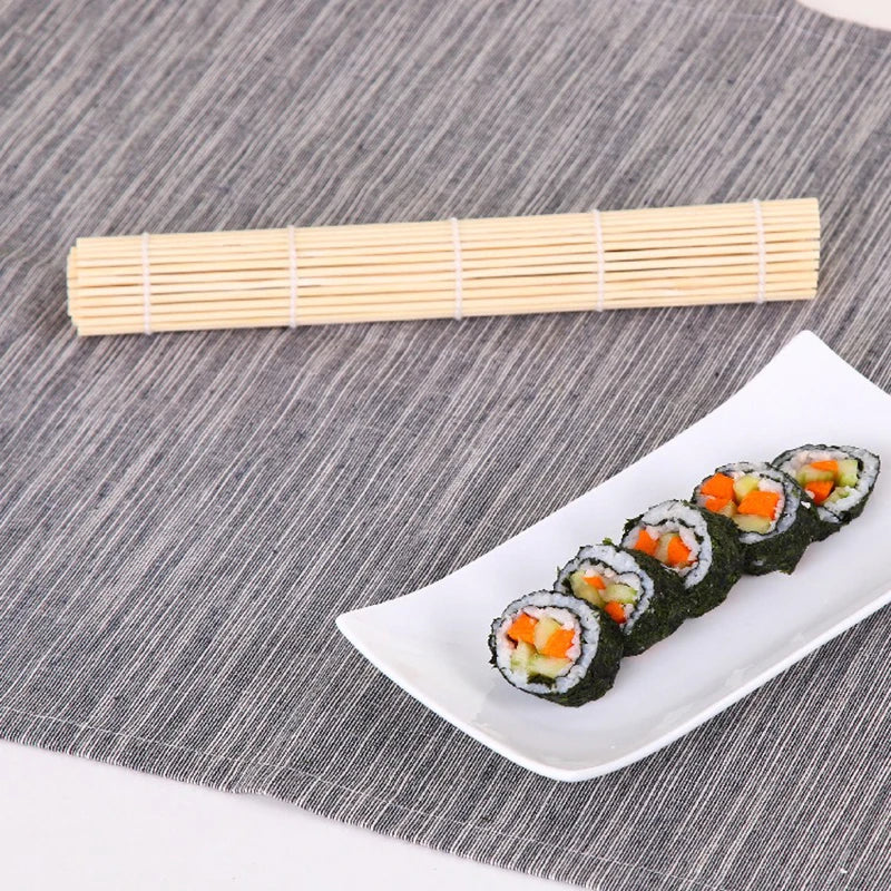 Sushi Maker Kit – Bamboo Rolling Mat & Onigiri Rice Molds Sushi Making Set Babs