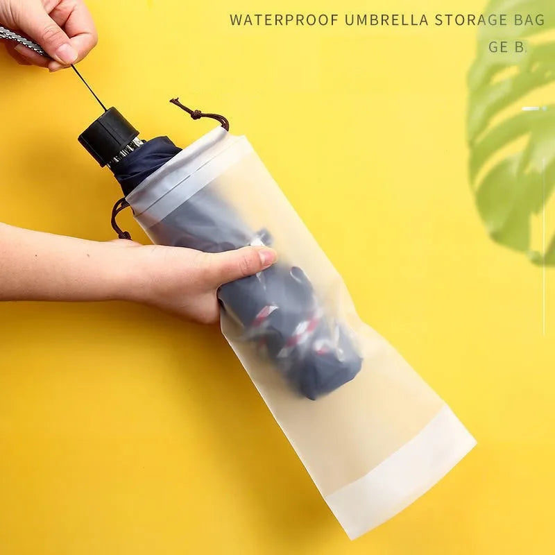 3-Pack Reusable Translucent Umbrella Cover Bags | Drawstring Umbrella Cover Bag Babs