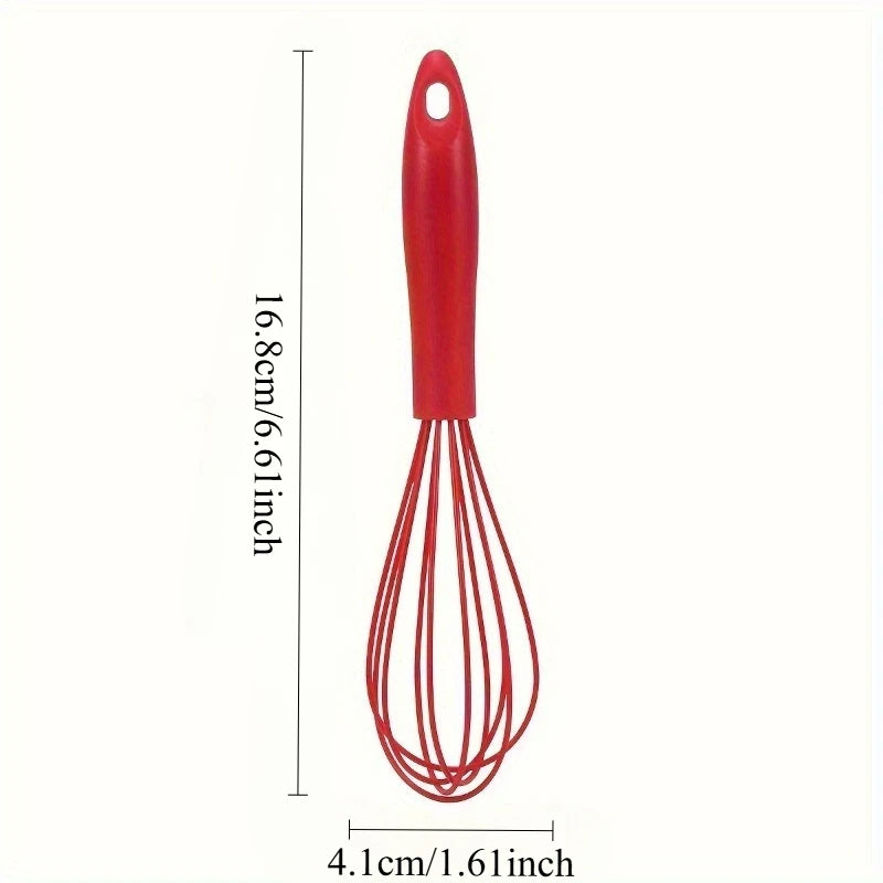 Silicone Mini Whisk for Baking, Cooking & Stirring Silicone Kitchen Whisk Babs