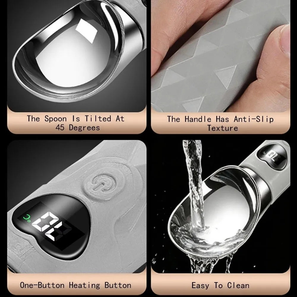 LED Electric Heated Ice Cream Scoop – USB Rechargeable Electric Ice Cream Scoop Babs
