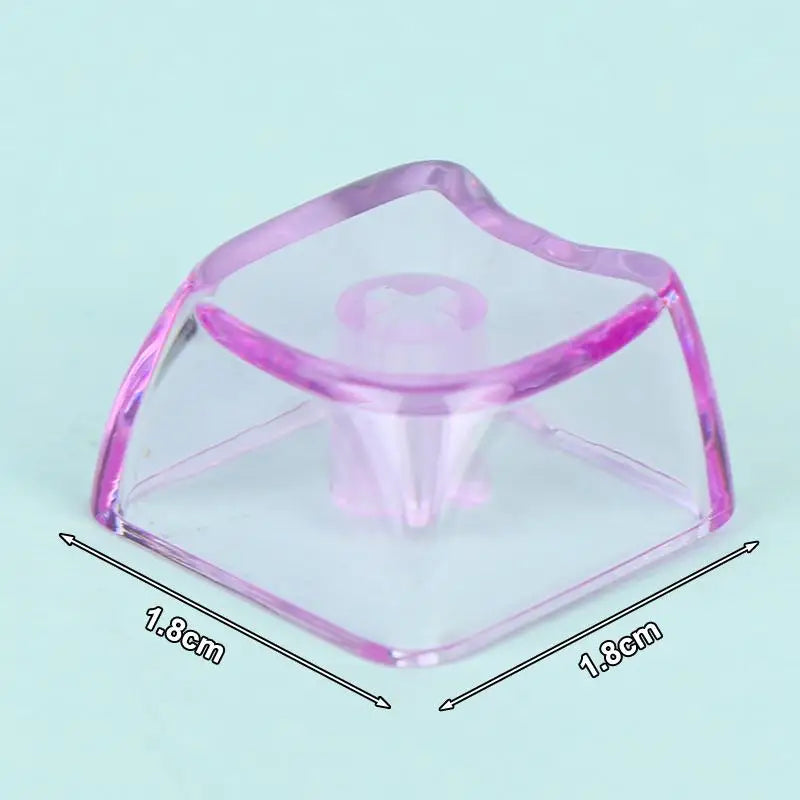 Cat Shaped Transparent Keycaps PBT 1U DIY MX Switch 10/20pcs Mechanical Keyboard Keycaps Babs