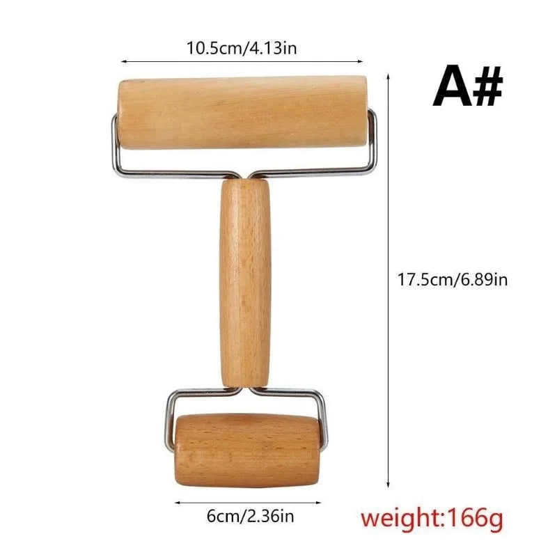 Wooden Rolling Pin Set – Pastry, Pizza, Dough & Nut Crusher Wooden Rolling Pin Babs A