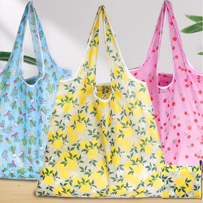 Foldable Reusable Grocery Bags – Large Boho Washable Tote Reusable Tote Bag Babs