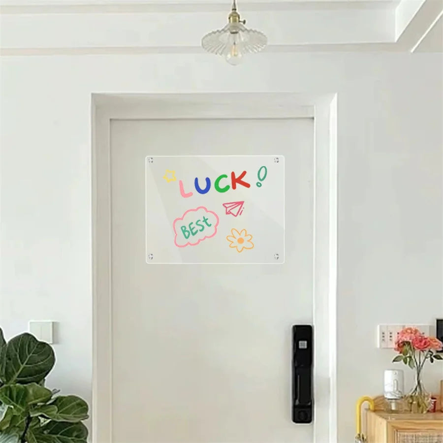 Acrylic Magnetic Whiteboard Weekly Planner with Erasable Pen Magnetic Whiteboard Planner Babs