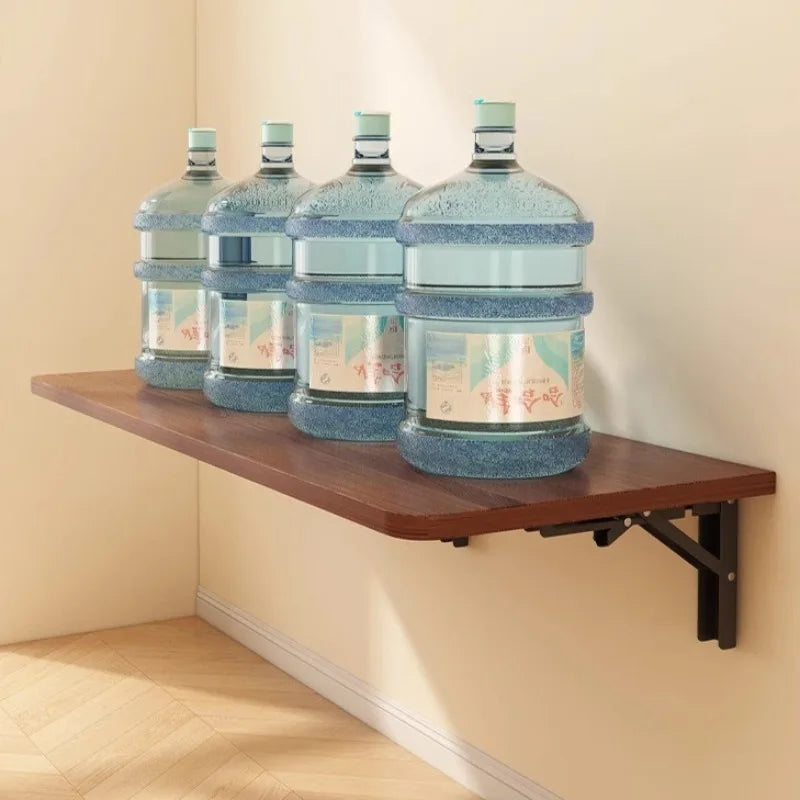 Wall Mounted Folding Desk – Solid Pine Wood Minimalist Table Folding Wall Desk Babs