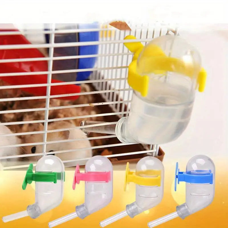 5-Pack 60ml Automatic Water Dispenser for Hamster Rat Rabbit Pet Water Dispenser Babs
