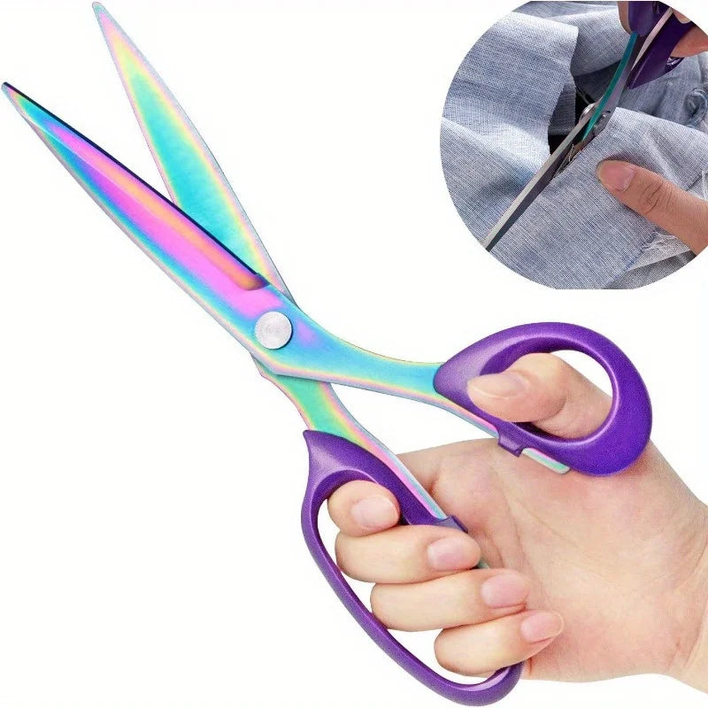 Extra Sharp Titanium Sewing Scissors – Heavy-Duty Tailor Shears Tailor Shears Babs