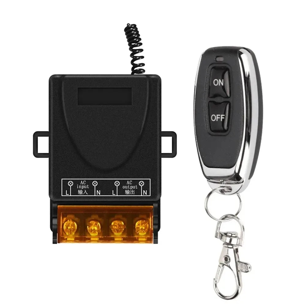 433MHz RF Wireless Remote Control Switch – Relay Receiver & Transmitter RF Remote Control Switch Babs 1Receiver 1Remote
