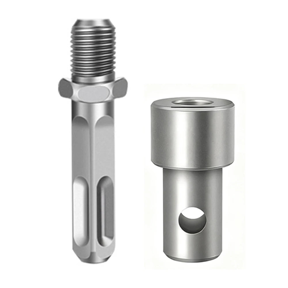 Earth Auger Adapter – 4 Interface Types for Impact Wrench Drill Auger Adapter Tool Babs B