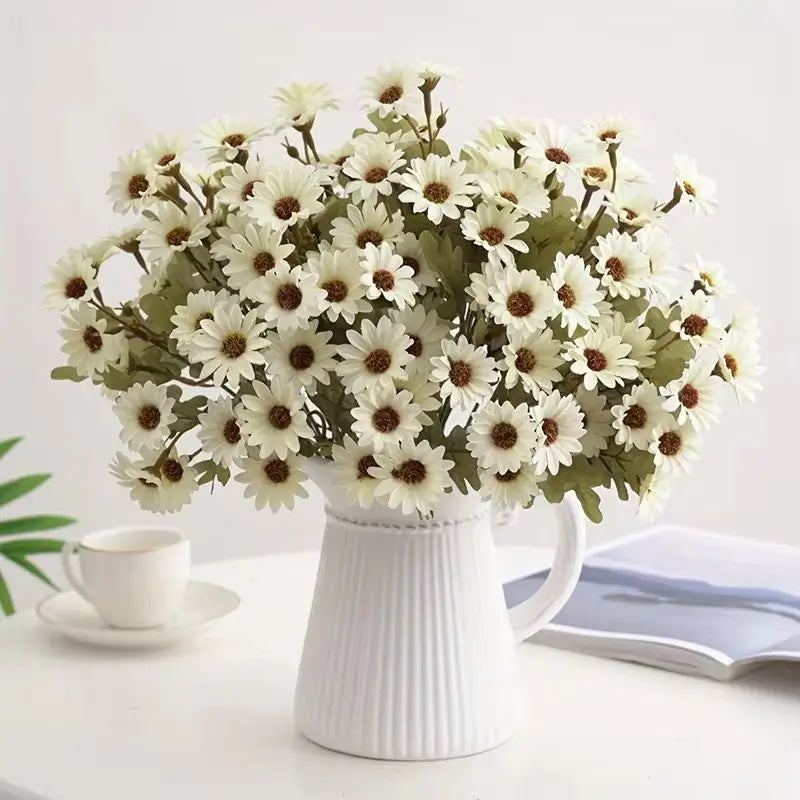 Small Daisy Silk Artificial Flowers – Wedding & Home Décor Artificial Silk Flowers Babs