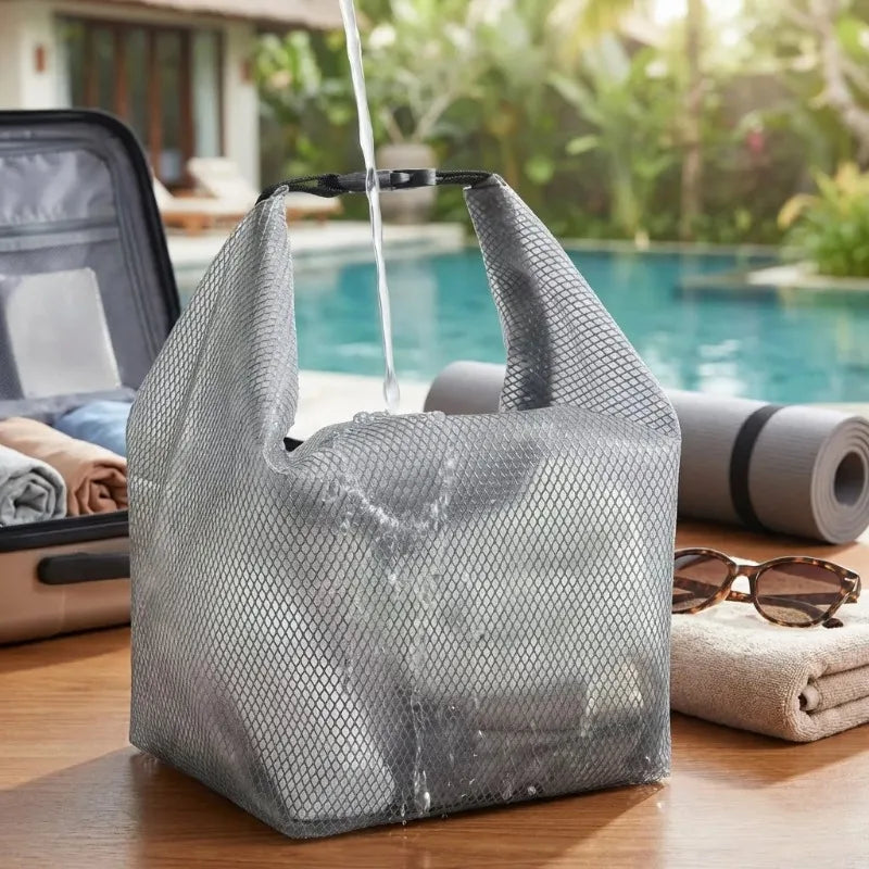 Clear Large Travel Toiletry Bag – Waterproof PVC Cosmetics Pouch Travel Toiletry Bag Babs