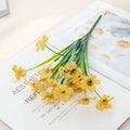 4/8 Pcs Silk Artificial Violet Flower Bouquet – Wedding & Home Decor Artificial Flower Bouquet Babs color 4 8 pcs
